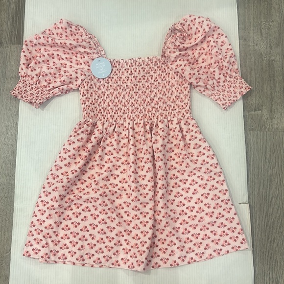 NWT HILL HOUSE The Athena Nap Dress Pink Spaced Floral Poly Crepe Size S - Picture 6 of 10